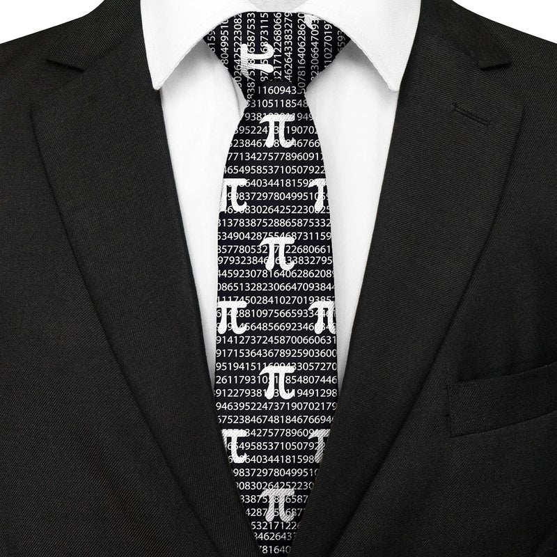 Guhothli Men's Novelty Tie Funny Necktie For Mens Wedding Party Work Casual Holiday Party - Image 2